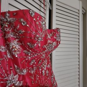 Pink Pagent Dress, size medium to large, can be altered by your own choice